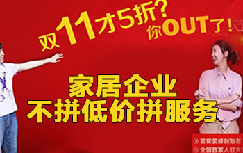 这个双11 家居企业不拼低价拼服务